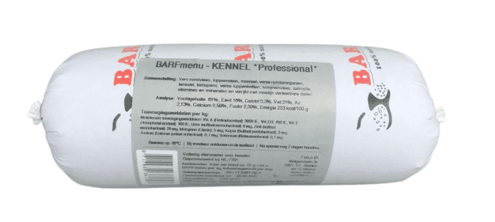 Barfmenu boîte Chenil Professional