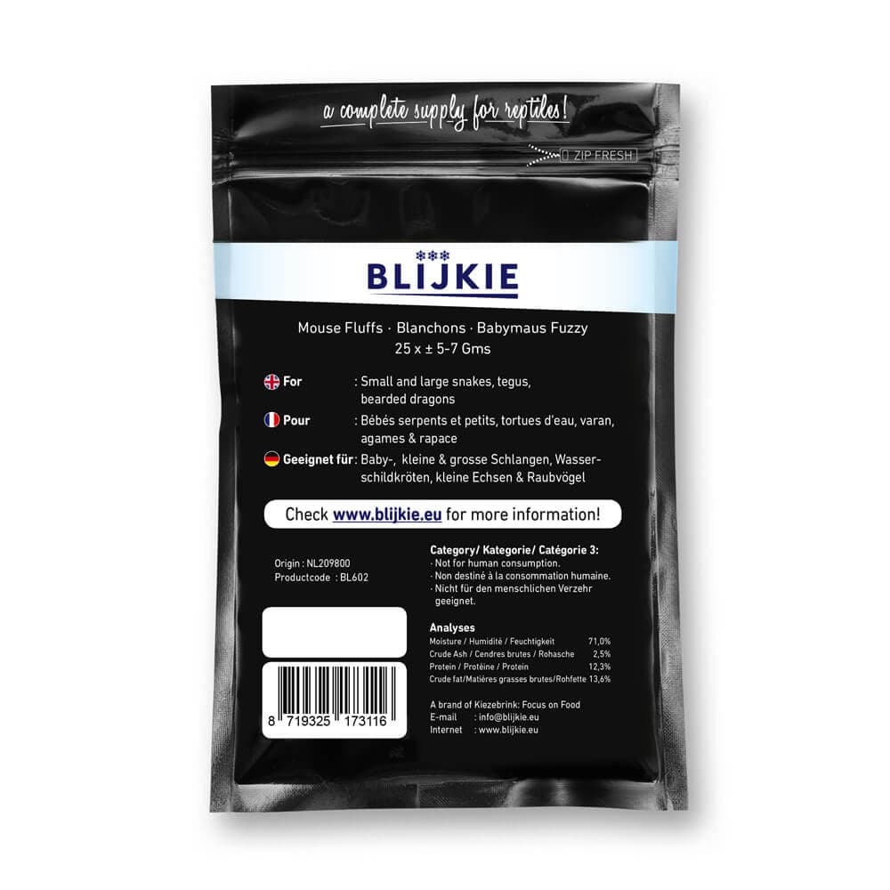 Blijkie BF Fuzzymuis (4-6 g) - 20x25 st.