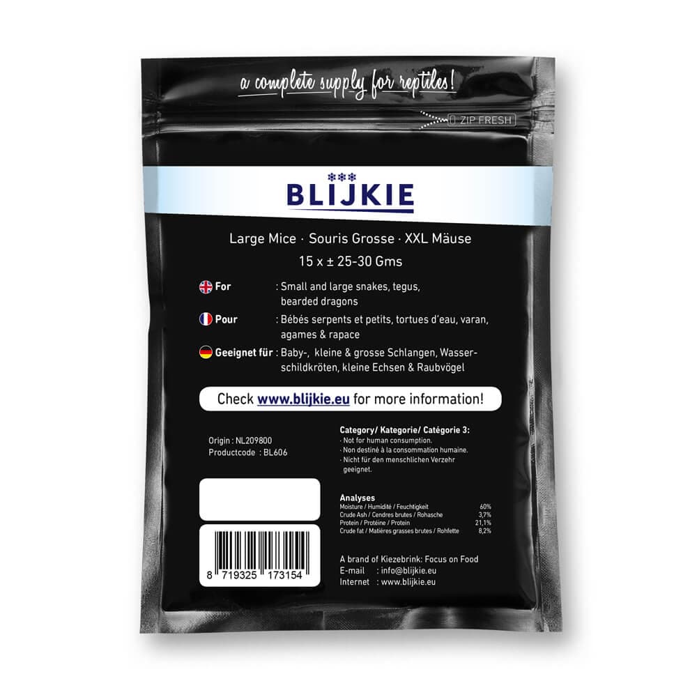 Blijkie BF Grote Muis (23-30 g) - 20x15 st.