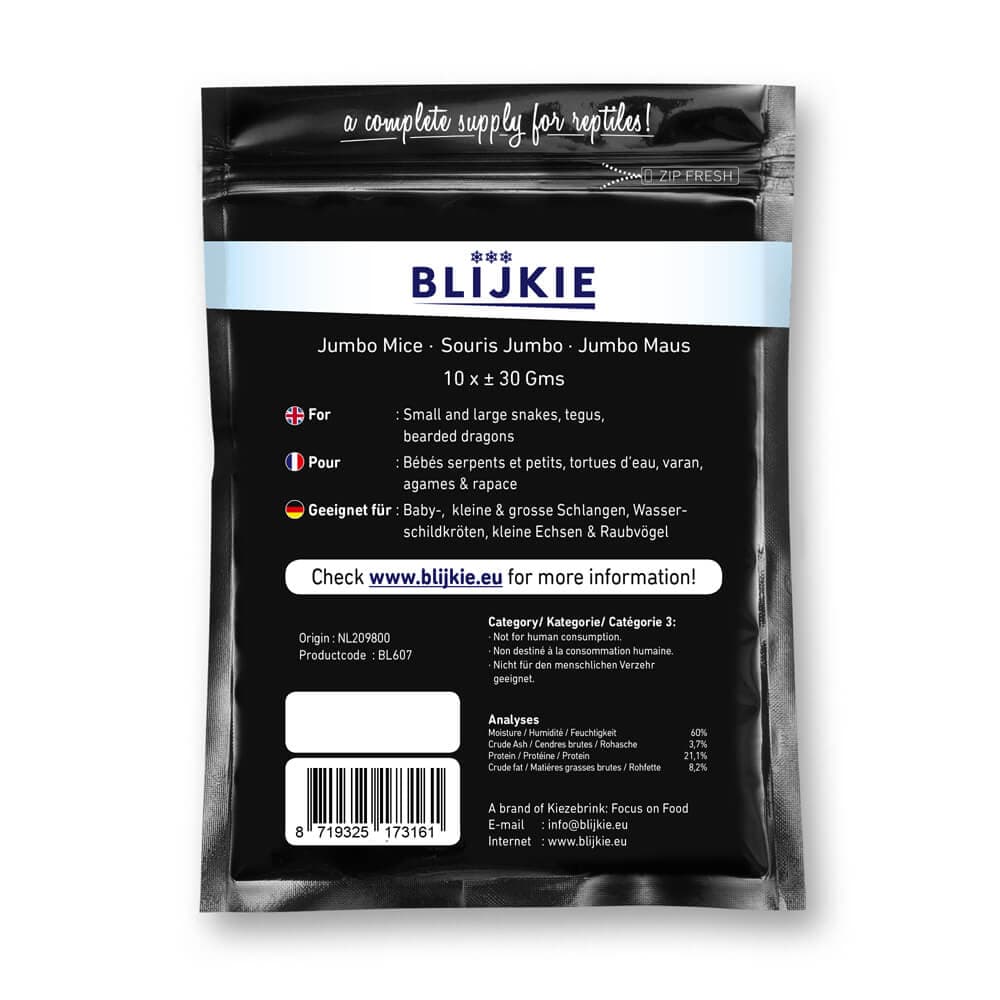 Blijkie BF Jumbo Muis (>30 g) - 10x10 st.