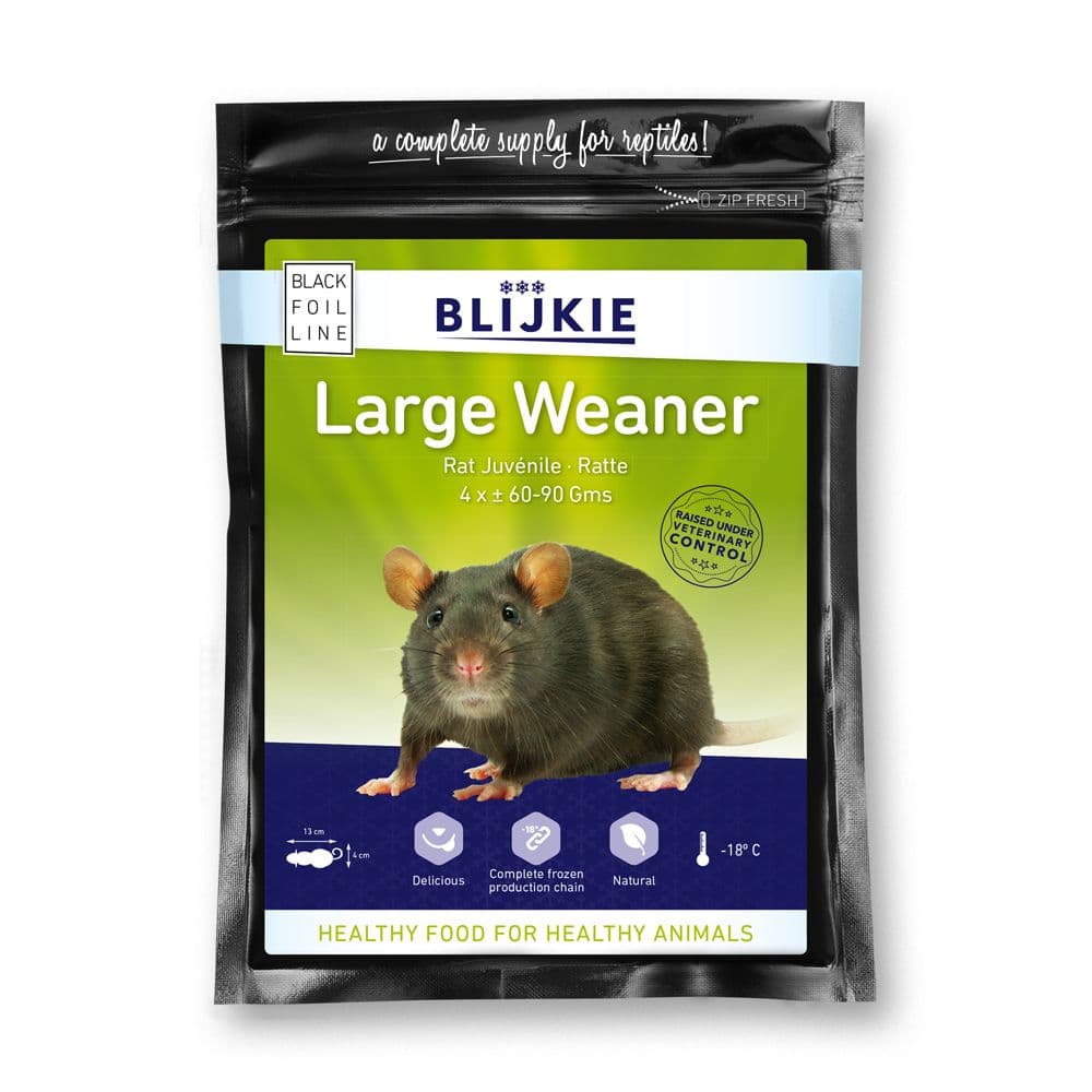 Blijkie BF Large Weanerrat (60-90 g) - 15x4 pcs