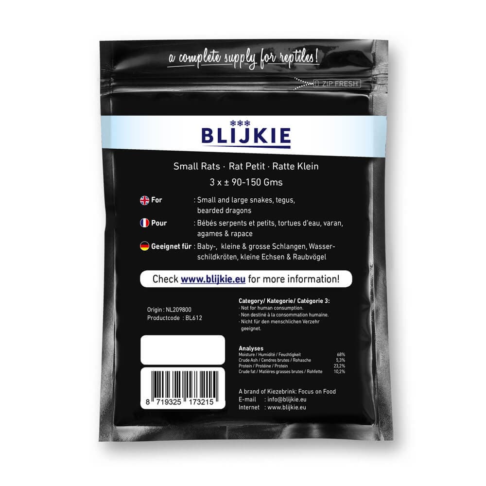 Blijkie BF Small Rat (90-150 g) - 10x3 st.
