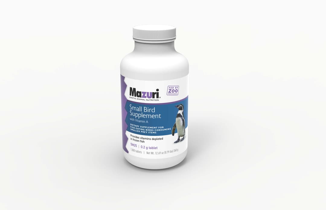 Small bird supplement with vitamin A